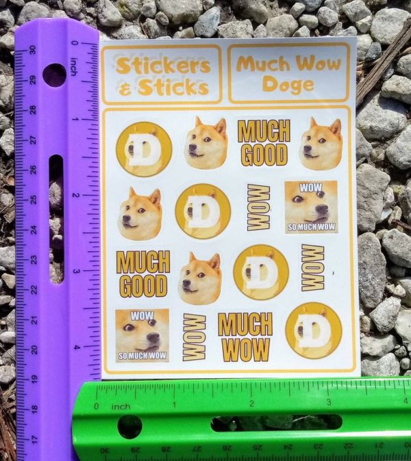 dogecoin sticker doge