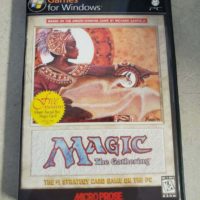 Magic the Gathering Microprose Vintage PC Game 1997 Disc and Custom DVD Case